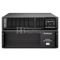 UPS Doble Conversi�n 6KVA 5400W Phasak Rack | PH 9360